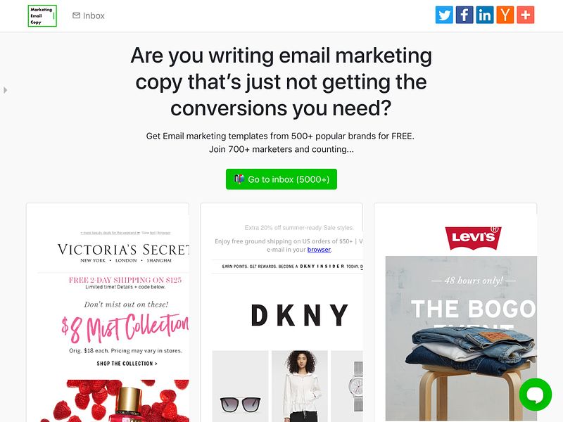 Free Marketing Email copy