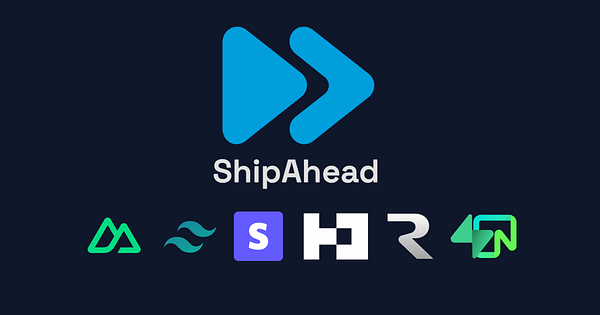 The image features the logo and branding for ShipAhead along with several associated icons.