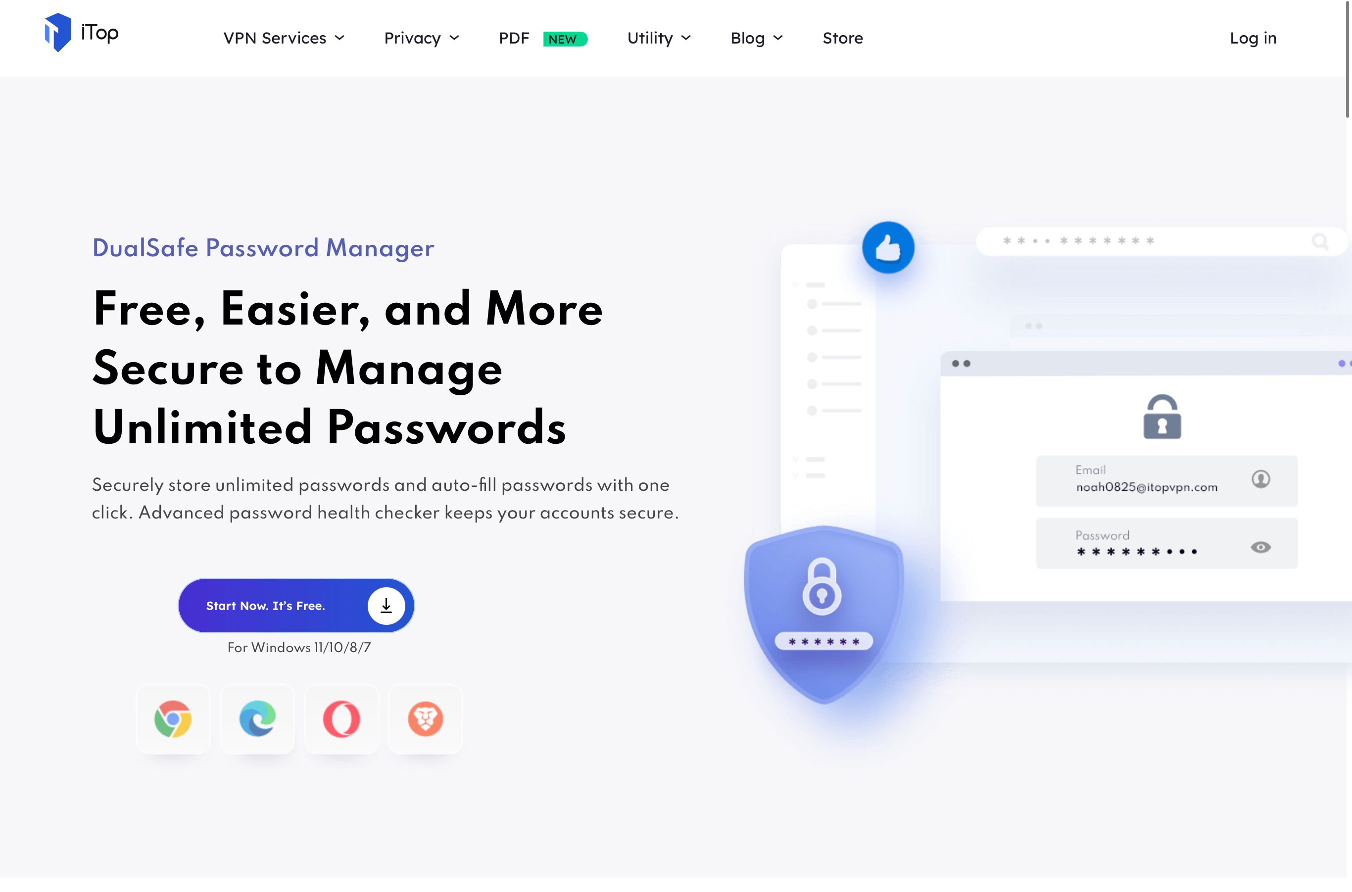 DualSafe Password Manager