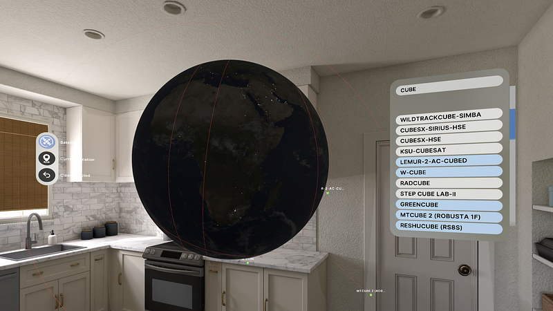 Screenshot of Terra Sync - Satellite Tracker