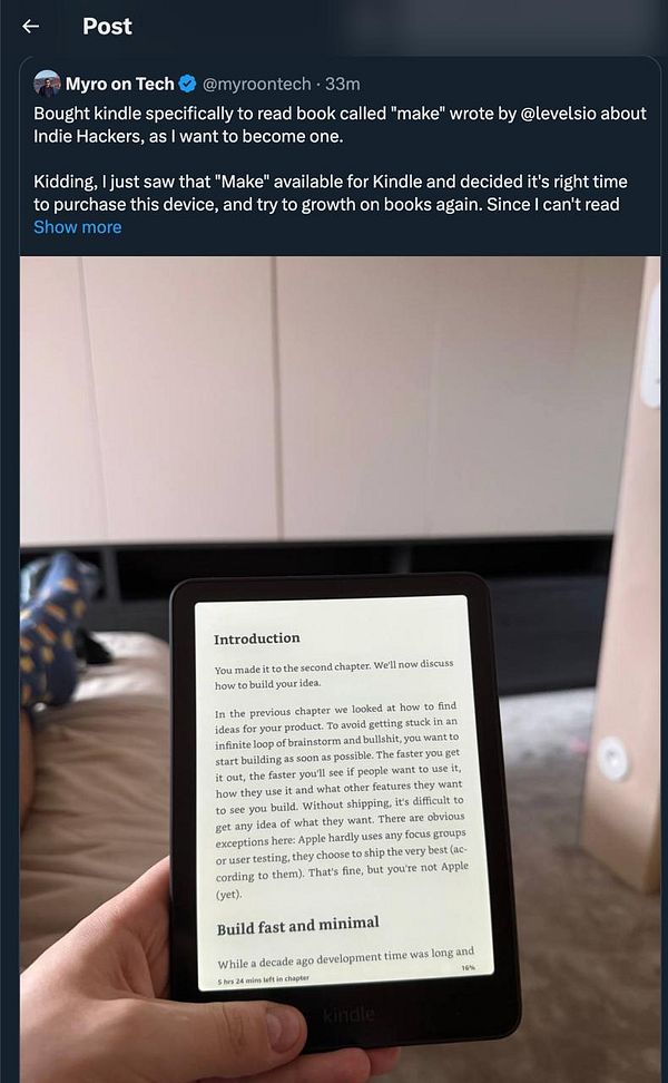 Screenshot of the ReadMake AI ePub/PDF generator web interface showing text input prompts and sidebar navigation.