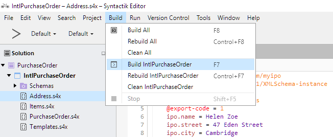 Syntactik Editor