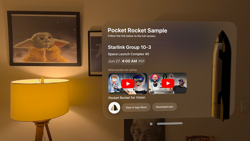 Screenshot of Pocket Rocket