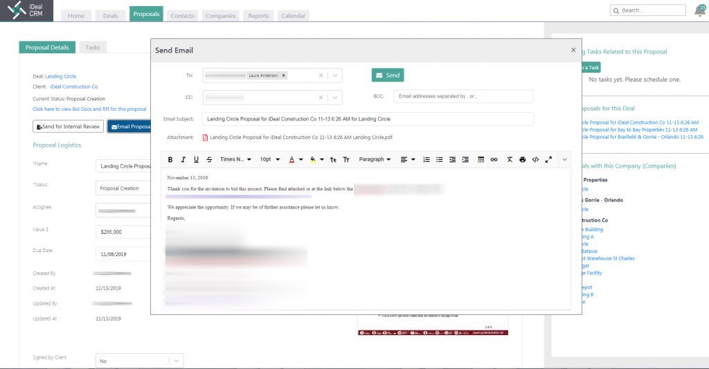 iDeal CRM for Contractors