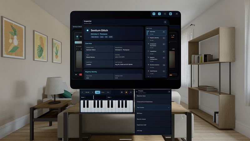 Screenshot of AU Studio