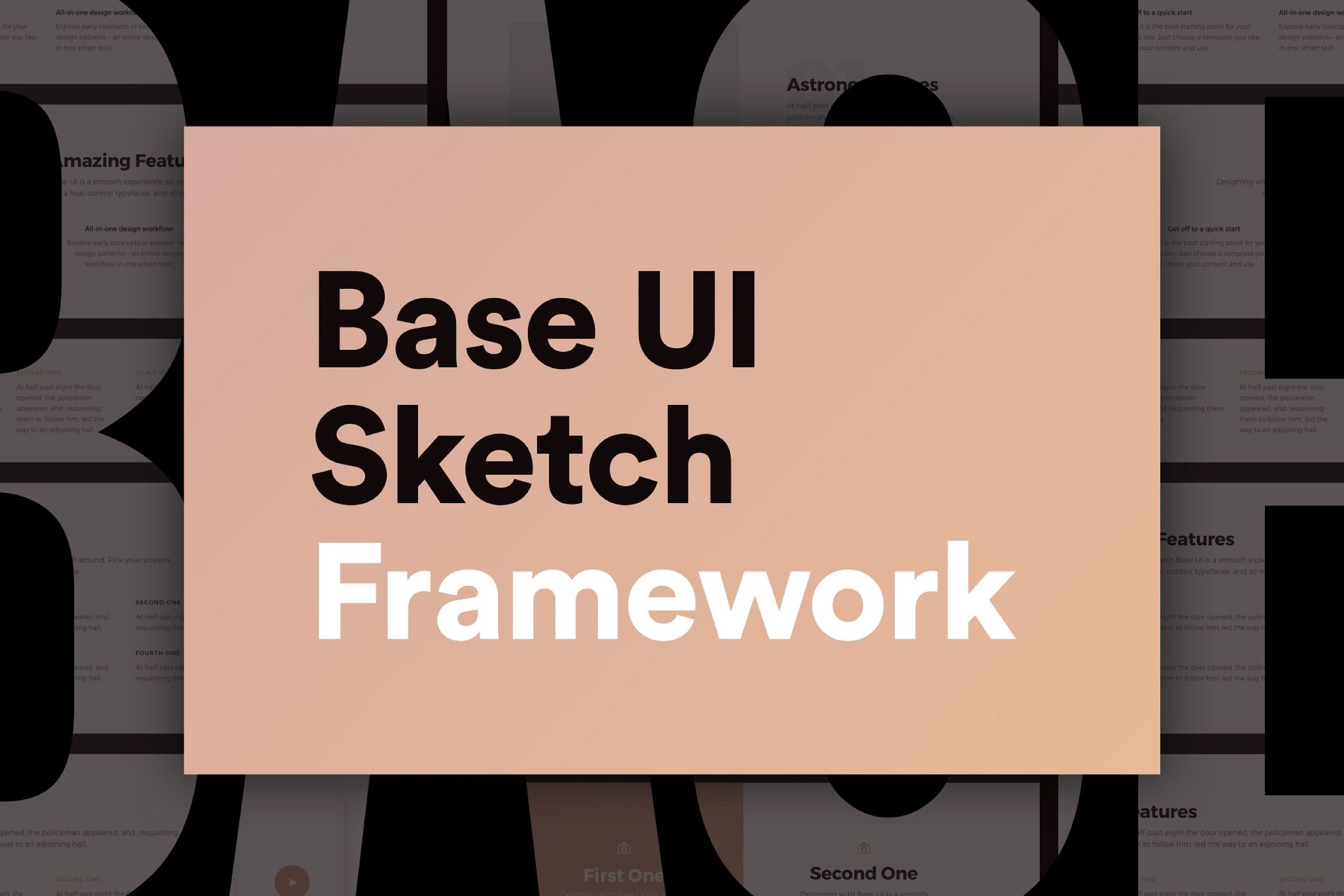 Base UI Sketch Framework: Huge arrangement of everything | BetaList
