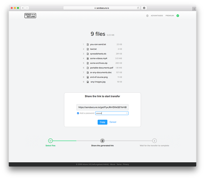 Sendsecure.io