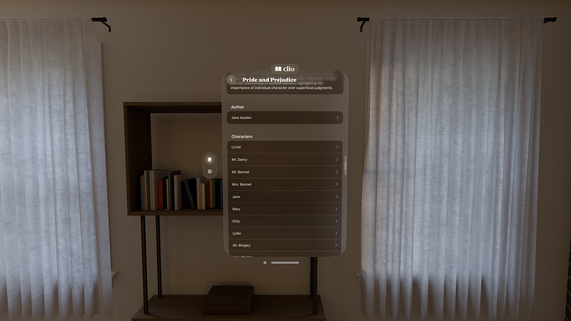 Screenshot of Clio - AI Storyteller