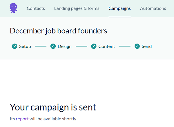 Screenshot of a blog post titled 'Job Board Search's Wrapped 2025' displaying an overview of top job boards of 2024 with navigation and sharing options.