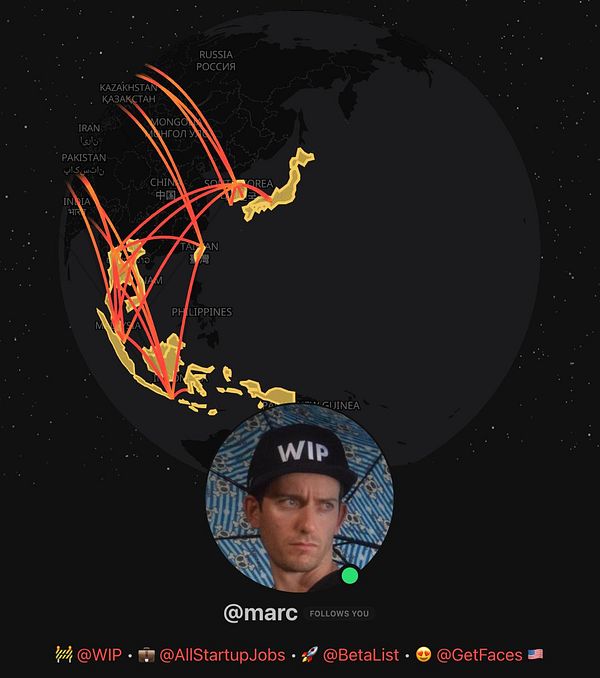 Screenshot of a LinkedIn profile's followers section highlighting the 'Follows you' badge.