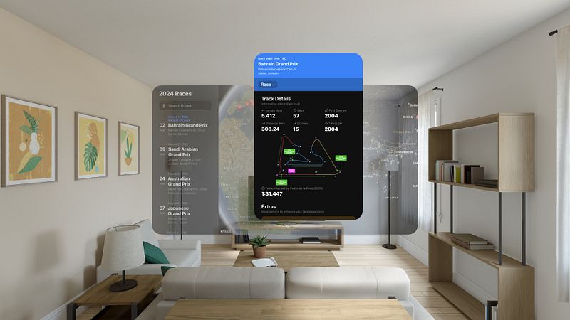 Screenshot of Race Widgets for F1