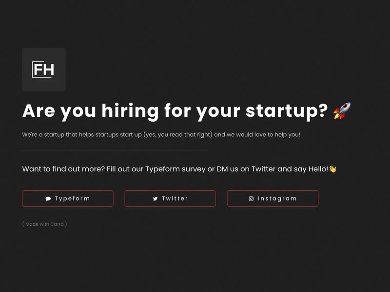 First Hires