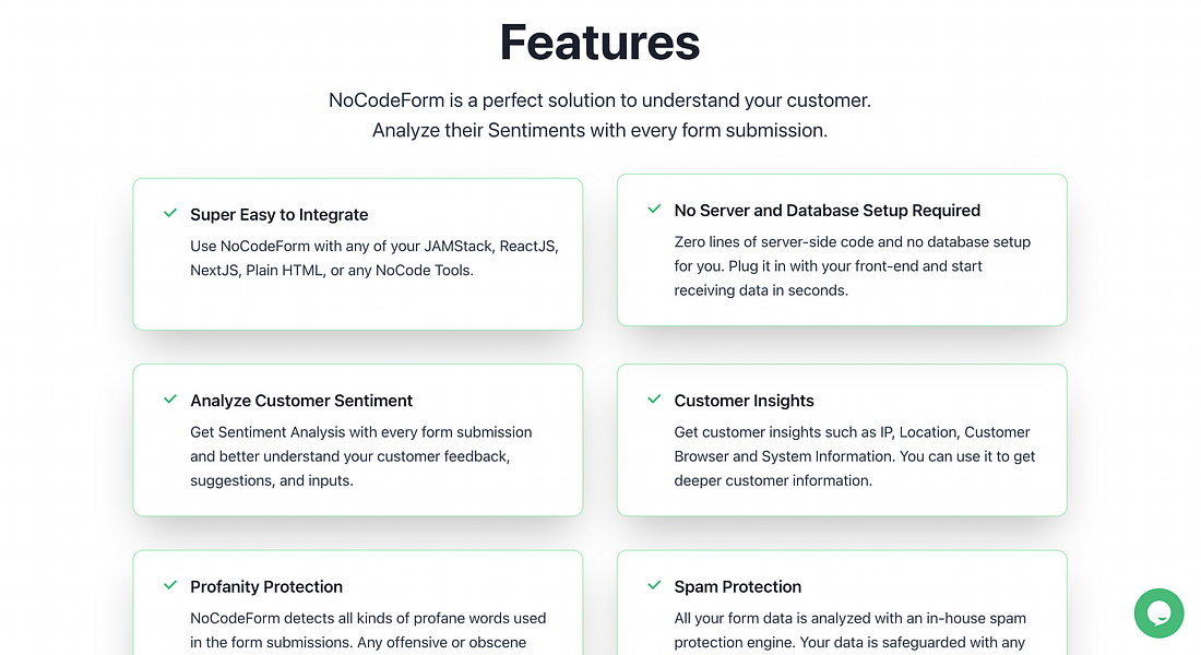 NoCodeForm