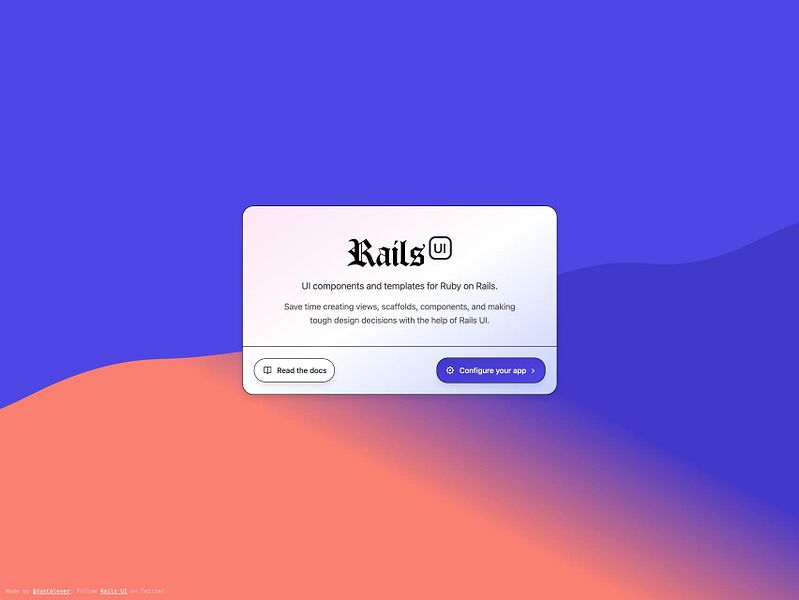 Rails UI