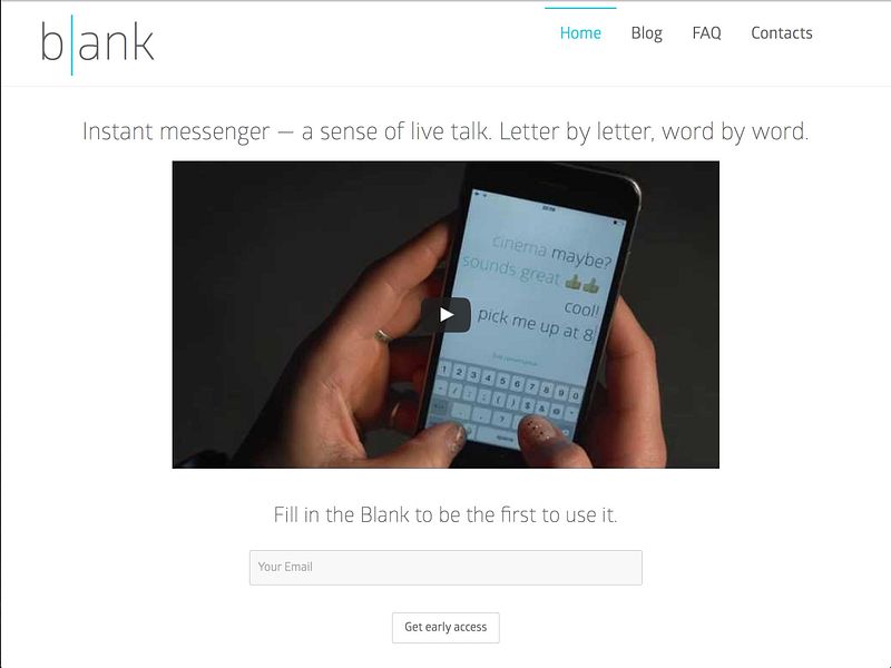Blank Messenger