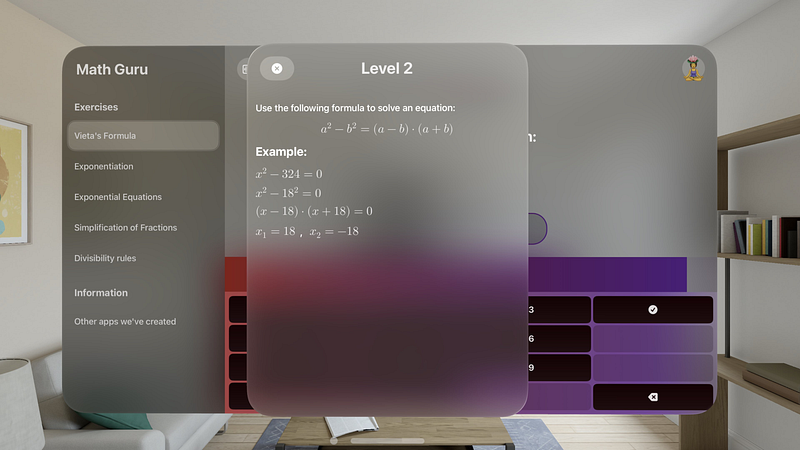 Screenshot of Math Guru - Personal Trainer