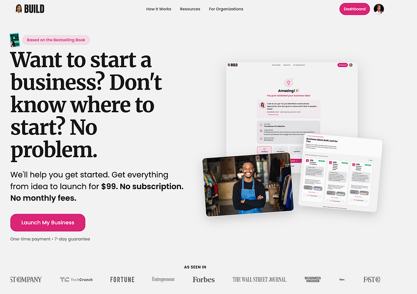 BUILD: Find an idea and launch a business in minutes | BetaList