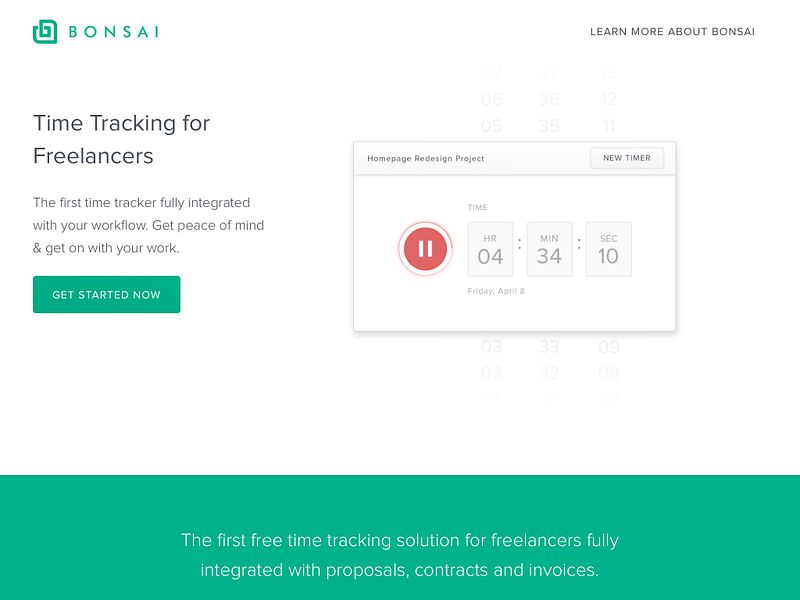 Bonsai Time Tracking