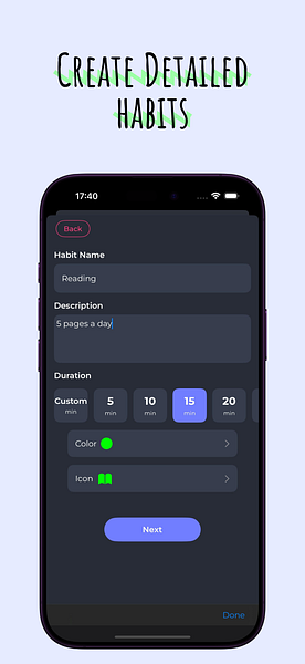 Chayn - Stack Habits