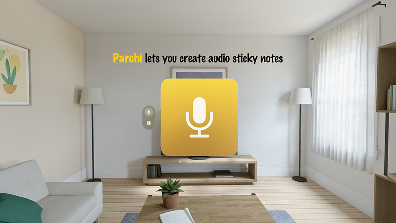 Screenshot of Parchi: Audio Sticky Notes