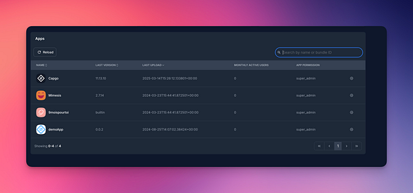 The image displays a user interface for managing apps with a focus on app details and permissions.