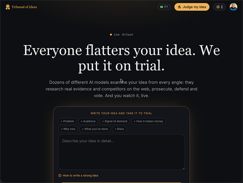 Tribunal of Ideas