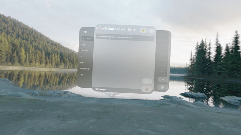 Screenshot of Quick Capture: LifeSnap Notes