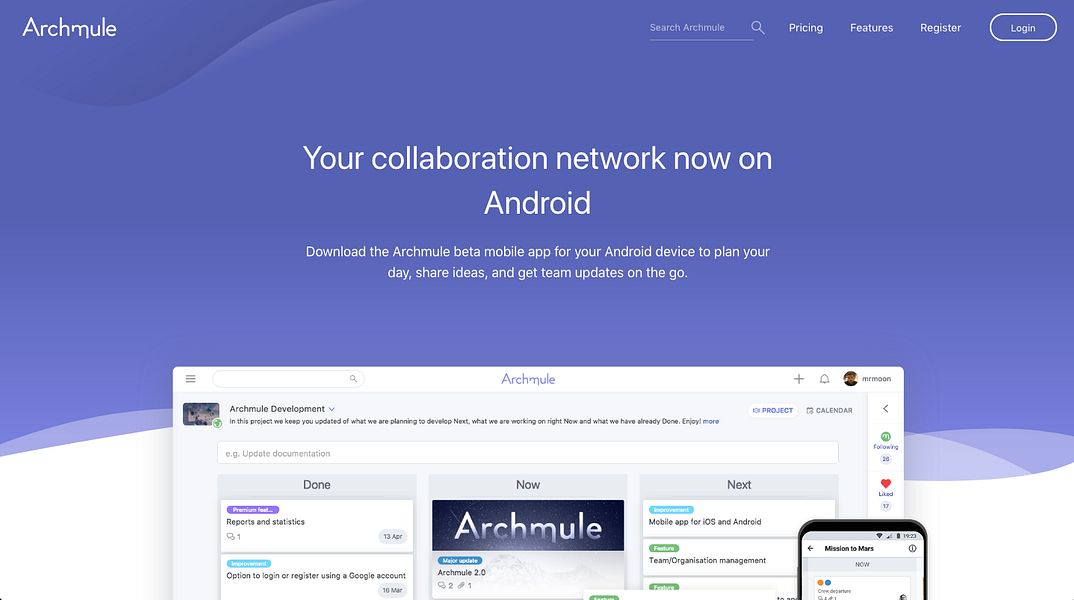 Archmule app