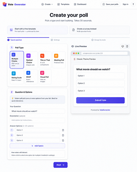VoteGenerator