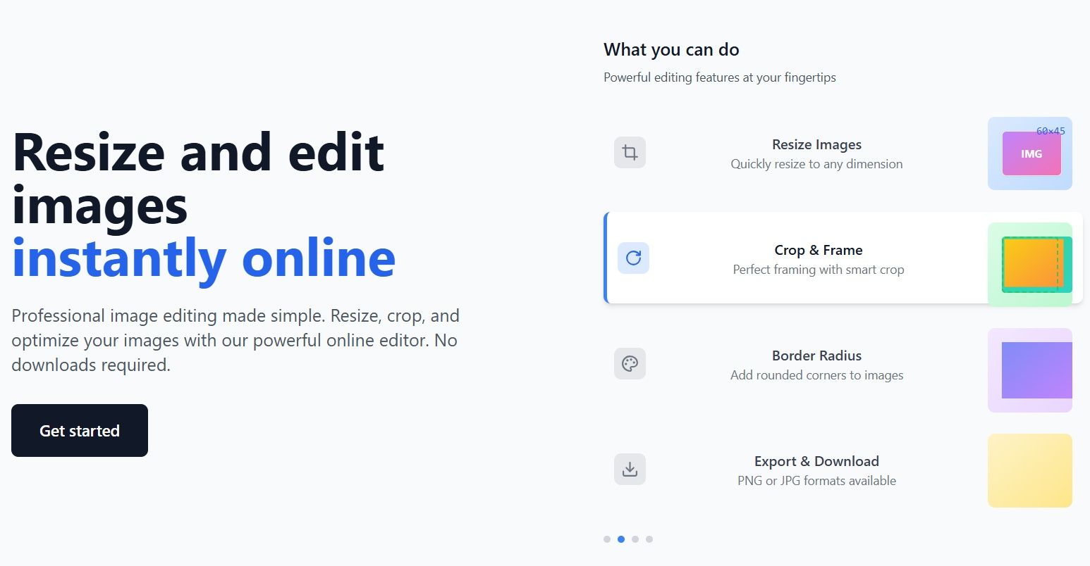 pasteresize: A simple image editing tool that lets you | BetaList