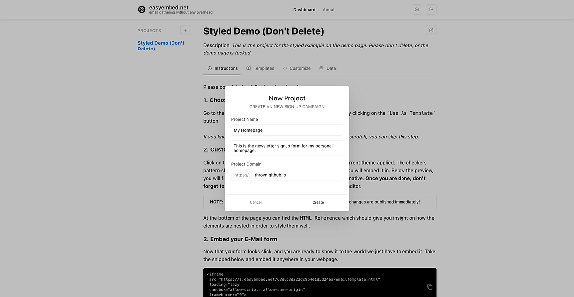 easyembed.net