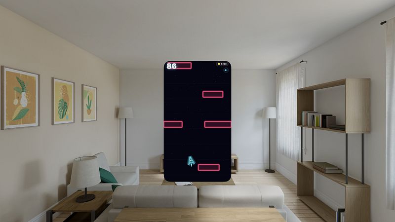 Screenshot of AeroDash: Offline Arcade Game