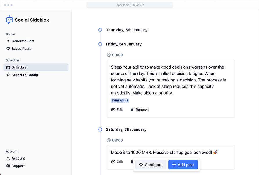 Social Sidekick