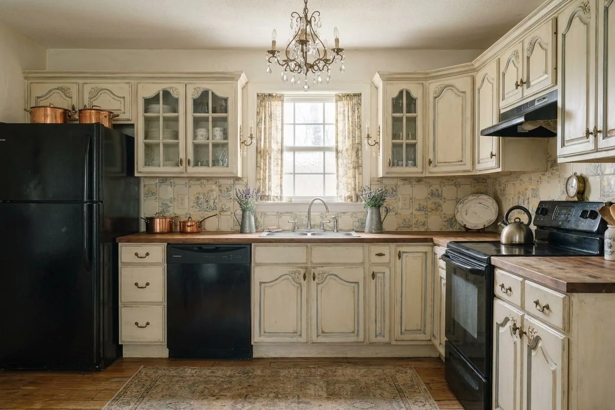 The same kitchen in the French Country style