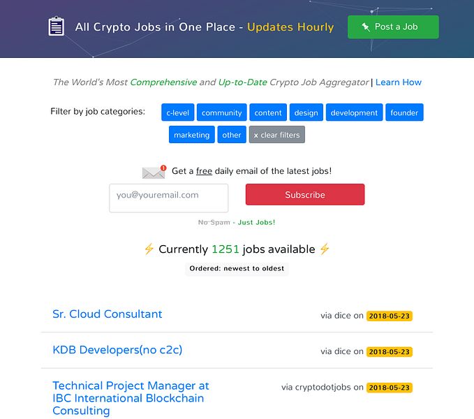 All Crypto Jobs