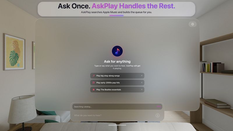 Screenshot of AskPlay: AI Music Assistant