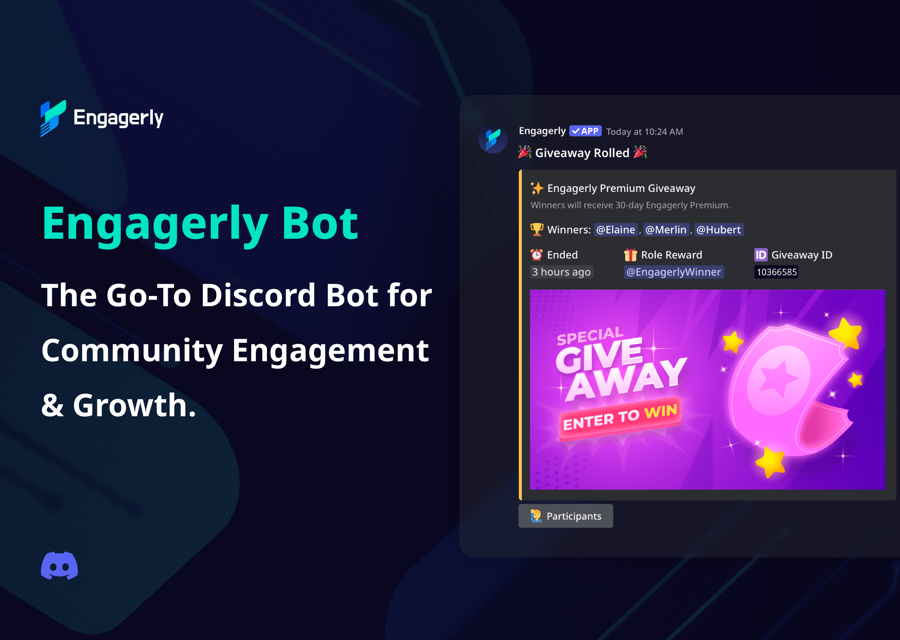 Engagerly-Bot: A feature-rich Discord bot designed to | BetaList