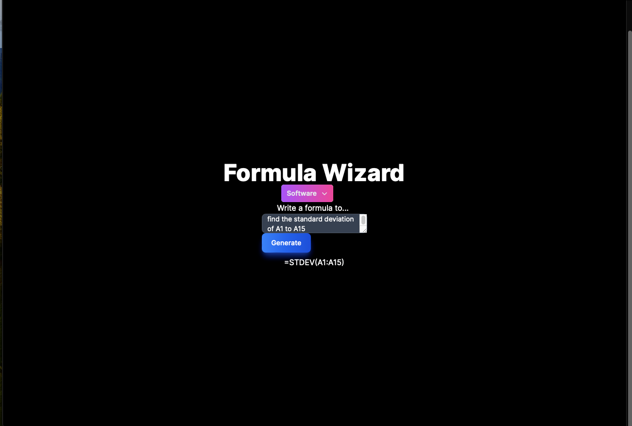 Formula Wizard: Write formulas for Excel, Notion, and