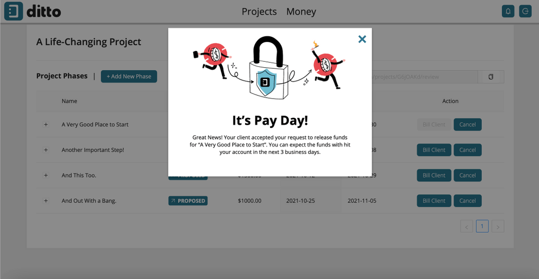 Ditto: Payment Platform Purpose-Built for Project-Based | BetaList