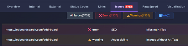 Screenshot of a job search web page showcasing job listings for Frontend and Backend engineers.