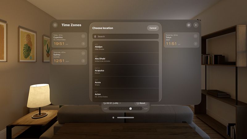 Screenshot of Ora: World Clock