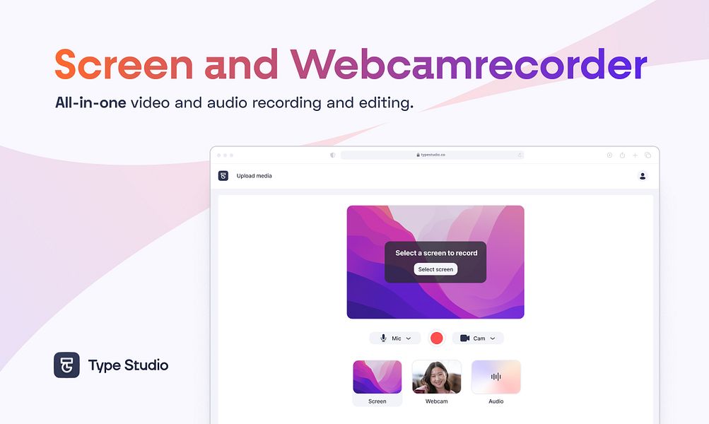 Online Screen & Webcam Recorder