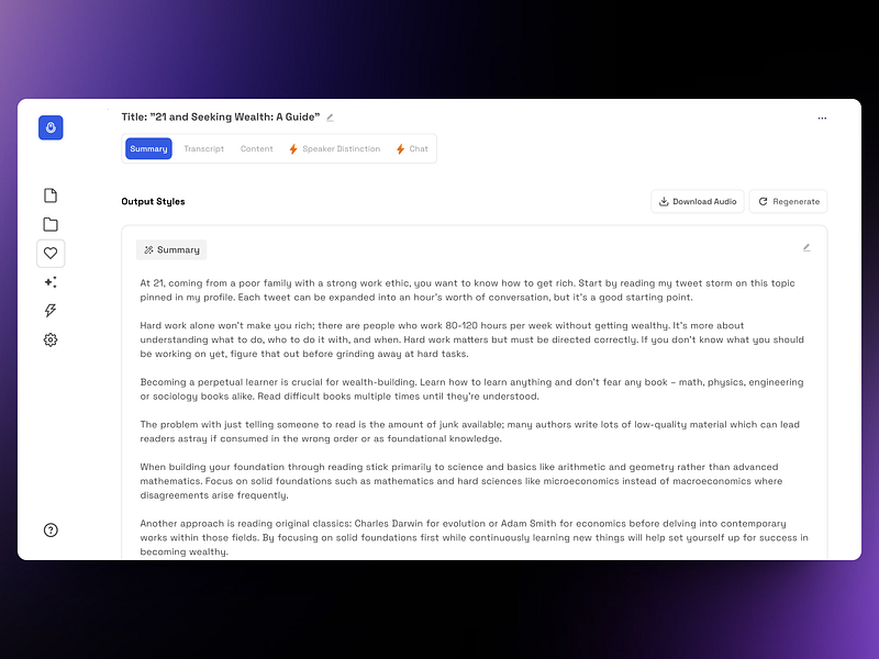 Audionotes