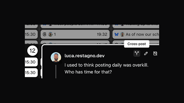 A social media interface displaying a comment about posting frequency.