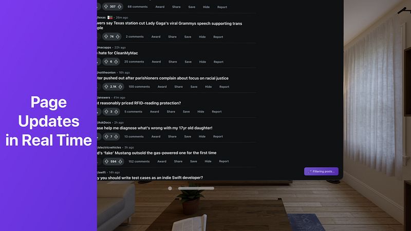 Screenshot of Protego for Reddit
