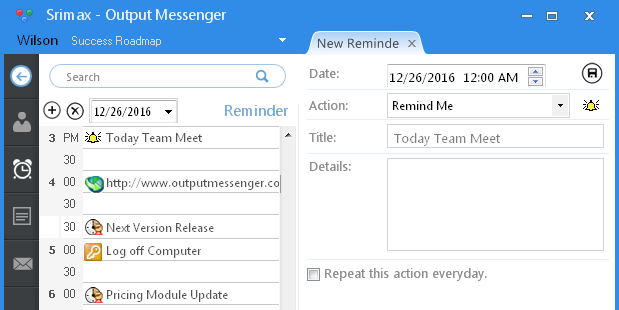 Output Messenger