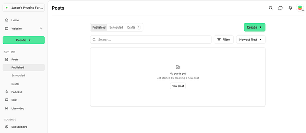 A dark-themed user interface displaying an embedded content widget on a website builder platform.