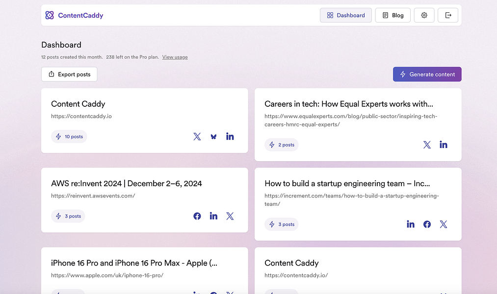 Content Caddy