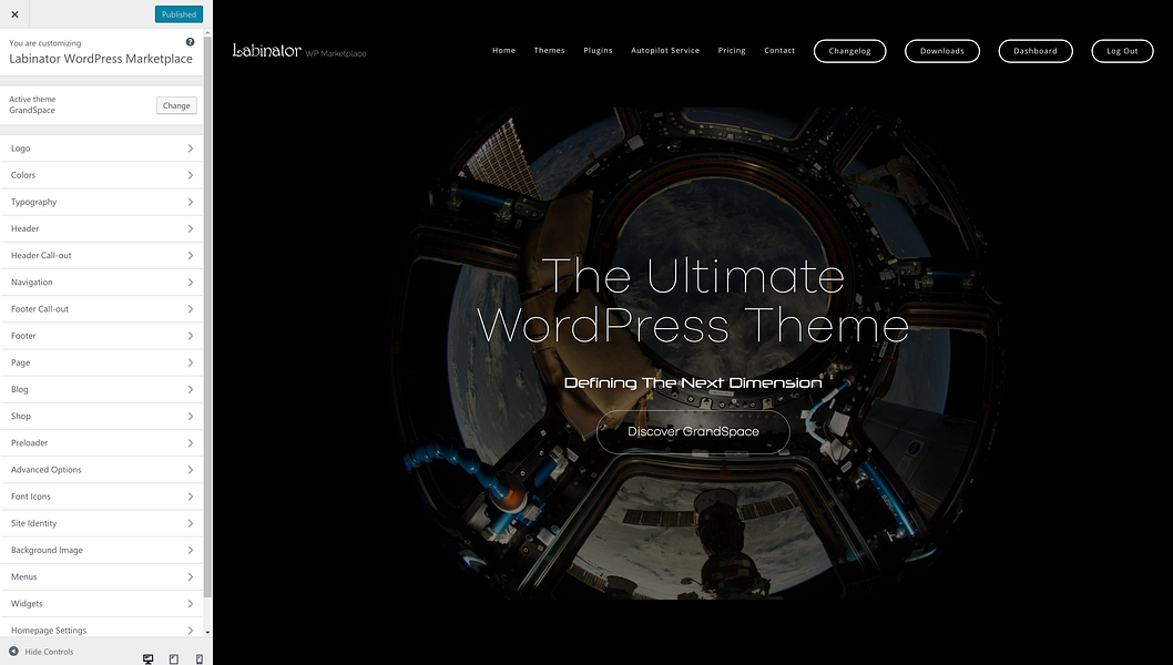 Labinator WordPress Marketplace