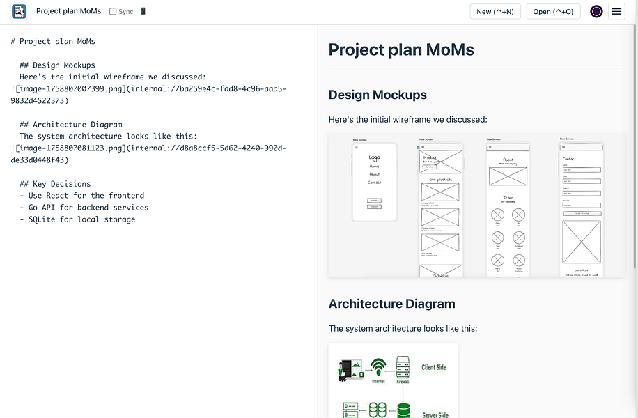 Notedown: Windows Notepad with markdown, images, | BetaList